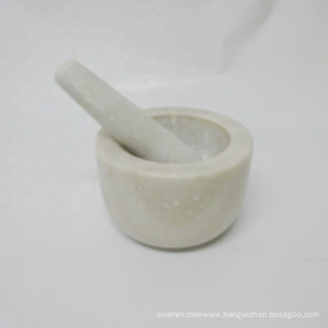 White Marble Mortar and Pestle 12x10cm